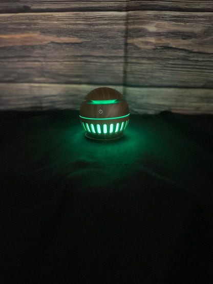 130ml Wood Grain LED Aromatherapy Aroma Essential Oil (Diffuser Only)