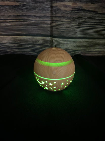 130ml Wood Grain LED Aromatherapy Aroma Essential Oil (Diffuser Only)