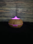 550ml Wood Grain LED Aromatherapy With Essential Oils