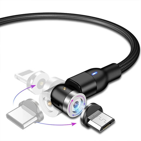 Rotating Magnetic Charging Cable