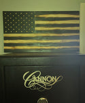 American Flag (Pyrography)