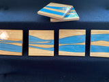 Natural Wood Coasters (Epoxy Inlay)